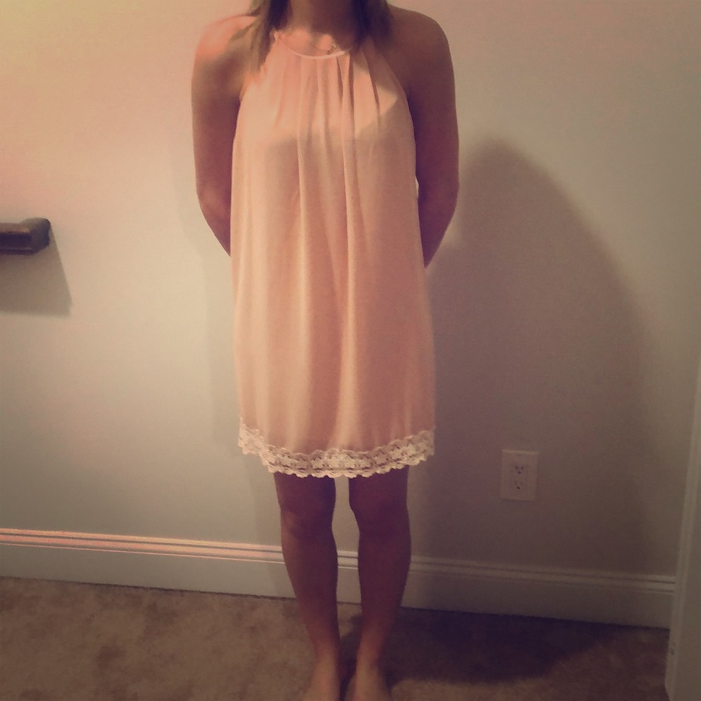 Light pink dress